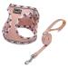 Doramio dog harness Small dogs with a leash step-in dishes reflective breathable breast tableware Anti train safety harness Cat harrying for small dogs cats (champagne m) m champagne