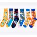 Jier Fun Colorful Cotton Socks - Men's & Unisex Sports Crew Socks | Multicolored Leisure & Business Socks for All Occasions - Buy Online on GoSupps.com