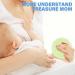 Bamboo Fiber Reusable Nursing Breast Pads - 12 Pieces with Laundry Bag & Travel Storage - Eco-Friendly Breastfeeding Essentials in Light Green - Buy Online on GoSupps.com