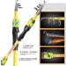 Buy Soougayilang Children's Angelrod - Portable Telescopic Fishing Rod & Tackle Set for Kids - Ideal for Boys & Girls - Travel-Friendly Yellow Color - Buy Online on GoSupps.com
