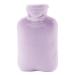 samply Hot Water Bottle with Furry Cover 2L Hot Water Bag for Hot and Cold Compress Hand Feet Warmer Neck and Shoulder Pain Relief Purple 2L Purple