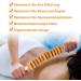 2-Piece Wooden Massage Roller Set - Back & Body Relief Trigger Point Therapy Tool for Neck Legs & More - Buy Online on GoSupps.com