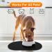 Ldyoen Silicone Dog Bowl Underlay & Cat Feed Mat - Waterproof Slip-Resistant Large 48x30cm - Ideal for Dogs & Cats - Black - Buy Online on GoSupps.com