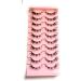10 pairs Cats eye lashes Faux Mink False Eye Lashes D-Curl Fluffy and Wispy Ultra Soft Premium Sweat and Water Resistant Feather Light Enhancing Beauty and Confidence (5D-A11) - Buy Online on GoSupps.com