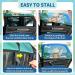 iZoeL Car Sun Shade 2pcs 100X80cm for Baby & Pets - Full UV Protection | Car Window Shades for Kids & Children | Sun Visor for Cars | Baby Sunshade Blinds - Buy Online on GoSupps.com