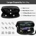 Viewm Waterproof Belt Bag for Women Men - Adjustable Fanny Pack for Travel, Fitness, Running - Black - Buy Online on GoSupps.com