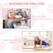 3 Pieces Cute Cat Ear Headband and Wrist Straps Set for Washing Face Spa Soft Elastic Facial Care hairband Fluffy Headband Wristbands for Women Girls Shower Sports Makeup Bath (White) - Buy Online on GoSupps.com