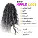 6 Packs Goddess Curly Locs Crochet Hair 14 Inch Faux Boho Hippie River Locs for Black Women - T1B/Gray - Buy Online on GoSupps.com