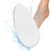 Glass Foot File Callus Remover - Clear Glass Foot File Pedicure Helper | in-Shower Foot Scrubber Dead Skin Remover Dry Heels Skin Remover Pedicure Kit for Feet Dead Skin Smoothing Egg