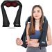 Aront neck massage device with heat function Shiatsu massage device with 3D massage of deep tissue muscle pain relief for the neck back shoulder legs feet massage device with heat function
