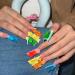 3D Mix Assorted Color Nail Charms Acrylic Multi Cute Nail Art Charms Hollow Candy Jewelry Nail Supplies for Nail Art Design DIY Crafts Accessories (Nail Rainbow) - Buy Online on GoSupps.com