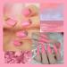 Pink Gel Nail Polish - Pink Nail Polish - Baby Pink Light Pink Pale Pink Nail Vanish - Soak Off UV LED Gel Nail Polish - Long Lasting Nail Art DIY Home (15ml) - Buy Online on GoSupps.com