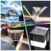 4 Pack K9 Optical Crystal Prism Set - Triangular Prism, Crystal Ball, Cube, Pyramid - Ideal for Science, Photography, and Play - Buy Online on GoSupps.com