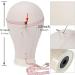 LUNGCYX 23 Inch Wig Head Stand Tripod Set for Wigs Making Display - Mannequin Canvas Block Head, T-pin, Wig Cap, Adjustable Bracket - Tripod Tool Holder for Mounting - Buy Online on GoSupps.com