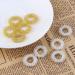 Netume 12-Piece Spiky Acupressure Finger Massage Rings - Stress Relief Fidget Toys for Teens & Adults - Gold Acupuncture Sensory Rings - Buy Online on GoSupps.com