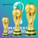 14.1 EOFLW World Cup Replica Trophy 2022 - Resin Soccer Collectible for Sports Fans - Gold Desktop Decor - Buy Online on GoSupps.com