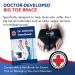 Dr. Arthritis Toe Straightener Foot Brace - Adjustable Big Toe Corrector and Bunion Brace for Men & Women (Black) - Buy Online on GoSupps.com