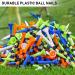 100 Pack 3-1/4 Inch Unbreakable Plastic Golf Tees - Low Friction & Resistance (Stripe) - Buy Online on GoSupps.com