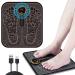 Foot Massager USB Rechargeable Feet Massage Machine Foldable Calves Massage Tool with 8 Modes 19 intensities LCD Screen Improves Circulation, Relax Stiffness Muscles, Relieve Feet and Legs Pain