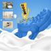 RUXAN Indestructible Dog Chew Toy - Squeaky Interactive Toy with Milk Flavor, Natural Rubber for Aggressive Chewers - Perfect for Small/Medium/Large Dogs - Buy Online on GoSupps.com