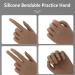 Silicone Hand for Acrylic Nails with Stand Bracket - Left Hand for Realistic Nail Training and DIY Nail Art Practice - Buy Online on GoSupps.com
