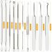 Boxoyx Blackhead Remover Tool Set - 10 Pcs Professional Pimple Extractor Kit for Acne Removal - Buy Online on GoSupps.com