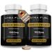 Shilajit capsules - 1000mg daily dose - 120 capsules (high -dose) - Natural Mumijo Shilajit extract (10: 1 formula) - Natural source of minerealins fluvin and humic acid - vegan (2 -series bundle) 147.6 grams