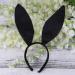 FRCOLOR Bunny Ears Headband Black Rabbit Ear Hair Hoop Bunny Headwear for Halloween Easter Masquerade Party Cosplay Hair Accessories - Buy Online on GoSupps.com