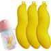 Bottle Cleaning Sponge Reuseable Beans-Shaped Bottle Cleaning Sponge Cute Heat Resistance Bottles Sponge for Internal Cleaning Small Mouth Bottle Internal Cleaning Sponge Yellow - Buy Online on GoSupps.com