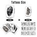 Zayvor 45 Sheets Temporary Tattoos - Waterproof 3D Tiny Black Handrawn Designs for Men and Women - Skull, Tribal, Maori, Tiger, Lion - Realistic Fake Body Art Sticker Set - Buy Online on GoSupps.com