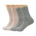 Diabetic Socks Super Stretch Comfortable for Men and Women Multi-4 Pairs