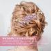 Minkissy Purple Wedding Hair Comb - Pearl Crystal Decor Clip Pin for Bride Bridesmaid - Buy Online on GoSupps.com