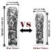 Full Arm & Half Arm Waterproof Temporary Tattoos Set - 16 Sheets, Extra Large Tattoo Stickers for Men and Women - Buy Online on GoSupps.com