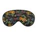 Sleep Mask Embroidered Dragons Flowers Light Blocking Eye Mask for Sleeping with Adjustable Strap Chinese Style Soft Eye Sleep Shade Cover for Men Women
