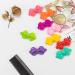 OIIKI 50 PCS Self Hinge Plastic Bow Hair Barrettes - Cute 80s 90s Vintage Hair Clips for Girls Kids - Mix Color - Buy Online on GoSupps.com