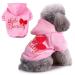 JECIKELON Winter dog Hoodie Sweatshirts Warm dog clothing for small dogs chihuahua coat clothing puppy cat Custume (XXS y01-pink) XX-SMALL Y01-pink