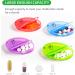Monthly Pill Organizer 2 Times a Day Daily Pill Case with 35 Big Compartments - Rainbow Design - Buy Online on GoSupps.com