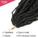 5 Packs New Locs Crochet Hair 36 Straight Goddess Locs Dreadlocks Mini Locs - Natural Black - Buy Online on GoSupps.com