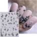 JMEOWIO 6 Sheets 3D Embossed Spring Flower Nail Art Stickers Decals Self-Adhesive 5D Colorful Summer Floral Nail Supplies Nail Art Design Decoration Accessories - Buy Online on GoSupps.com