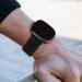Adjustable Nylon Bands for Fitbit Sense/Versa 3 - Soft Breathable Replacement Strap in Black/Seashell | Compatible for Men and Women - Buy Online on GoSupps.com