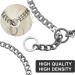 Adjustable Stainless Steel Chain Dog Training Collar - Strong & Durable Slip Collar for Small, Medium, Large Dogs - Tarnish Resistant - Weatherproof (L Silver) - Buy Online on GoSupps.com