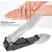 Stainless Steel Nail Clipper Cuticle Nipper Ergonomic Design for Nail Trimming Automatic Nail Debris Storage Stylish Sheath Portable for Home Office Travel - Buy Online on GoSupps.com