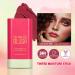 Long-Lasting 3-in-1 Multi-Use Blusher Contour Stick - Creamy Lightweight Multi-Stick for Face, Eyes & Lips - Hot Red Blush for Natural Look - Moisturizing and Blendable Formula - 1.00g (Pack of 1) - Buy Online on GoSupps.com
