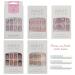 Bellelfin 5 Set Nude French Design Press on Nails - 120pcs Medium Square Short Round Fake Nails for Women and Girls - Buy Online on GoSupps.com