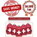 Camoredy Red First Aid Bag - Waterproof Medical Backpack for Travel, Camping, Hiking - Empty Trauma Kit for First Responders - Multi-Pocket Emergency Backpack - Buy Online on GoSupps.com