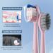 JTF Electric Toothbrush - 6 Brush Heads Travel Case Wireless Fast Charging Smart Timer 5 Modes - Ideal Mother's Day Gift in Pink - Buy Online on GoSupps.com