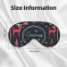 Merry Christmas Double Sided Eye Mask | Blackout Sleep Mask for Women & Men | Perfect Holiday Gift - Buy Online on GoSupps.com
