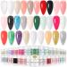 120g Acrylic Powder Acrylic Nail Powder 120g Large Capacity Professional Polymer for French 3D Manicure Extension Nail Carving (8PCS) 8 Pieces