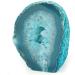 Serafino Genuine Brazilian Agate Geode - Stunning Blue-Green Teal Decorative Stone | Shop Internationally - Buy Online on GoSupps.com