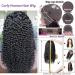22 Inch Curly Lace Front Wig Human Hair 13x4 Pre Plucked with Baby Hair - 180 Density Brazilian Deep Curly Transparent Lace Frontal Wig for Black Women - Buy Online on GoSupps.com